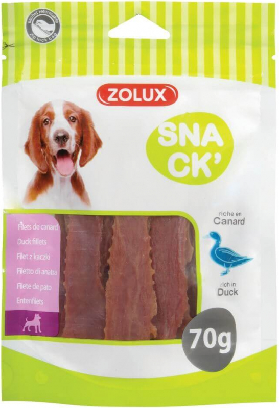 Zolux Friandises Filet de canard pour chiens 