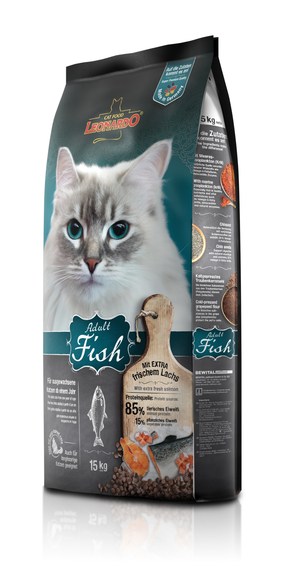 Leonardo Adult Fish Pescado pienso para gatos