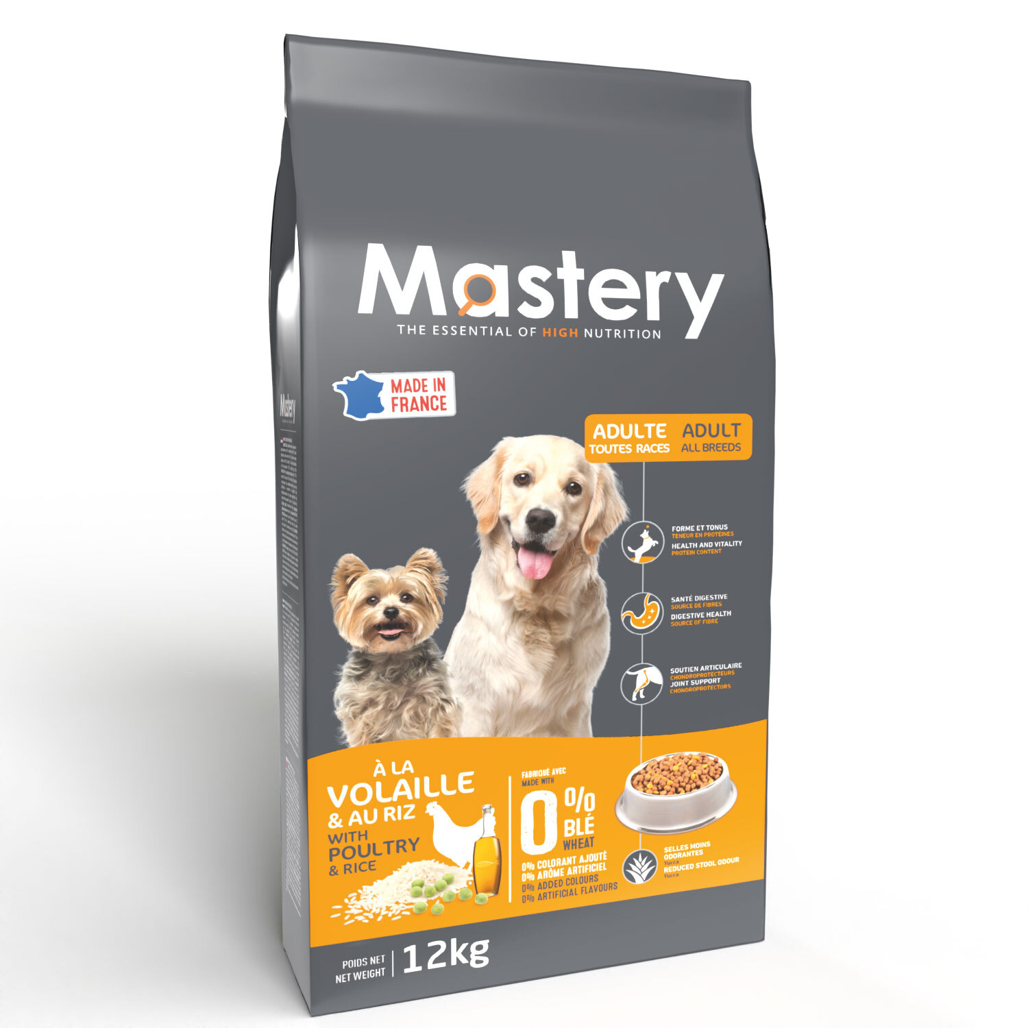Mastery con pollame super premium per cani adulti