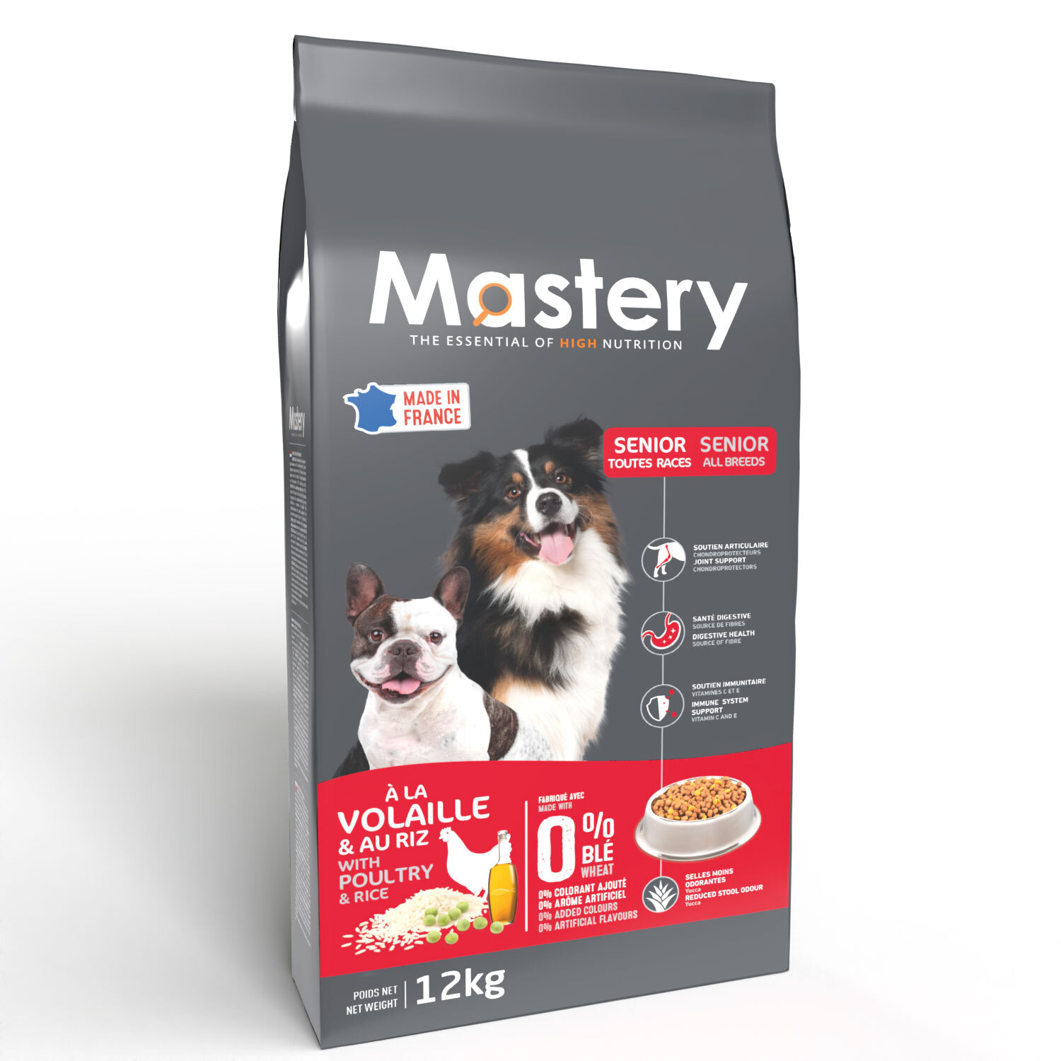 Mastery Senior Hund mit Geflügel und Reis