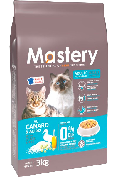 Mastery gatto adulto con anatra super premium