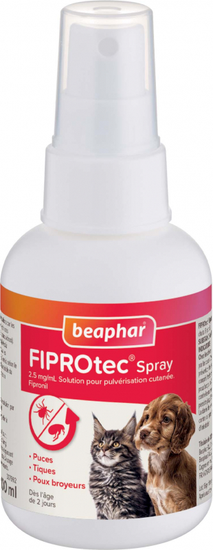 FIPROtec, spray antiparasitaire pour chien et chat