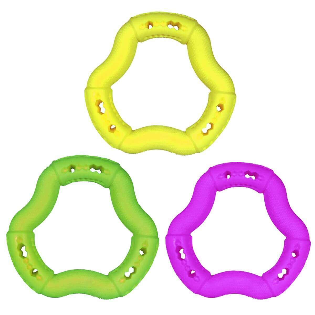 TPR Dog Ring Toy - Verschiedene Düfte
