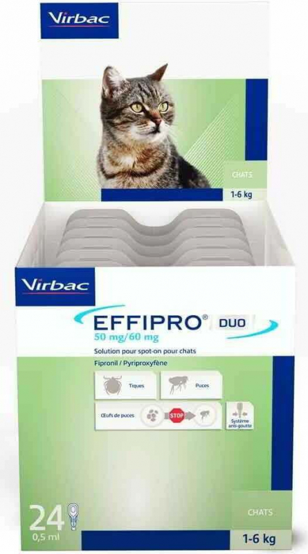 Virbac Effipro Duo pour chat