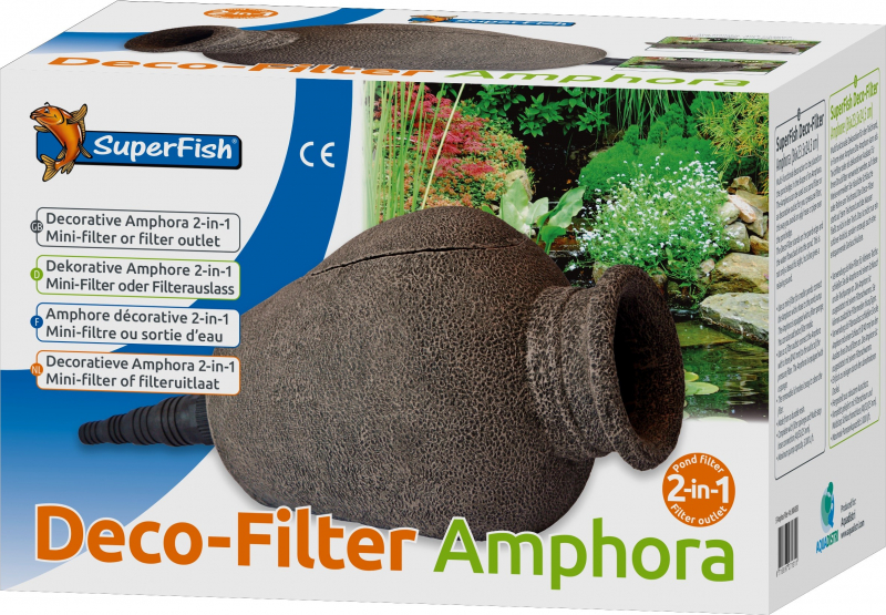 Deco Filter Amphore Superfish pour bassin