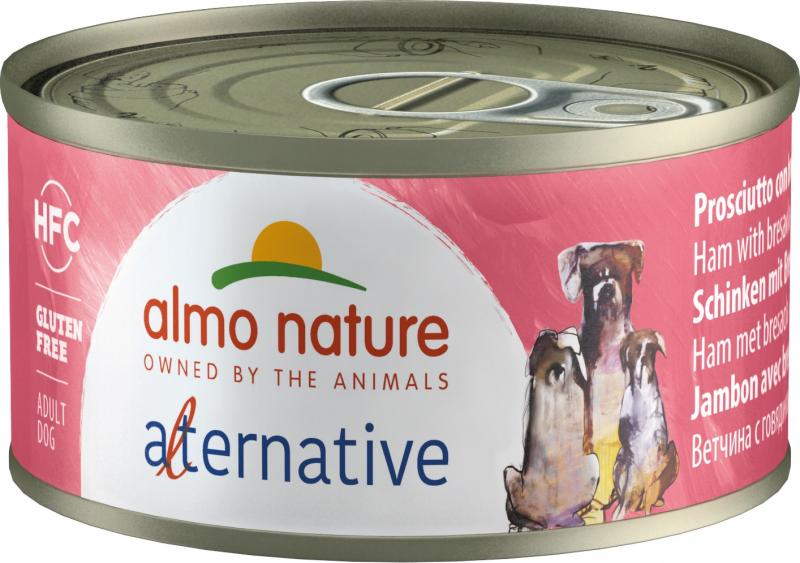 Pâtée Almo Nature HFC Alternative 70 pour chien adulte - 5 saveurs