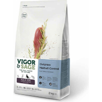 Vigor & Sage voor volwassen katten, met kalkoen en zeewier, speciaal voor haarballen, graanvrij