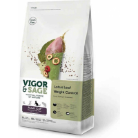 Vigor & Sage Contrôle du Poids à la dinde et algues marines pour Chat adulte sans céréales