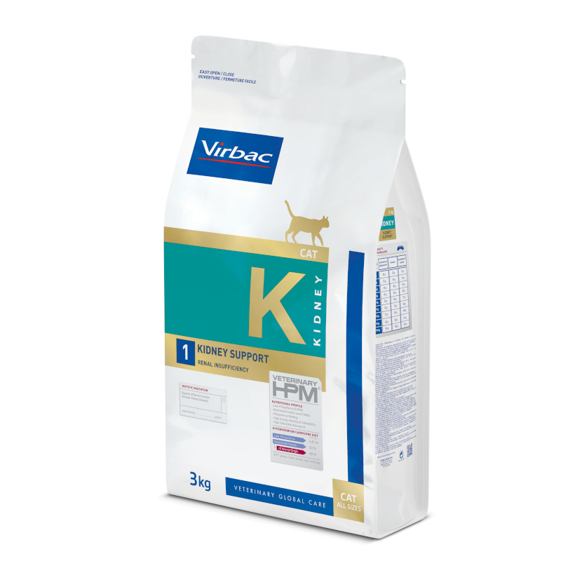 Virbac Veterinary HPM K1 - Kidney Support pour chat adulte