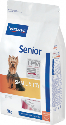 VIRBAC Veterinary HPM Small & Toy Senior para perro senior de tamaño pequeño