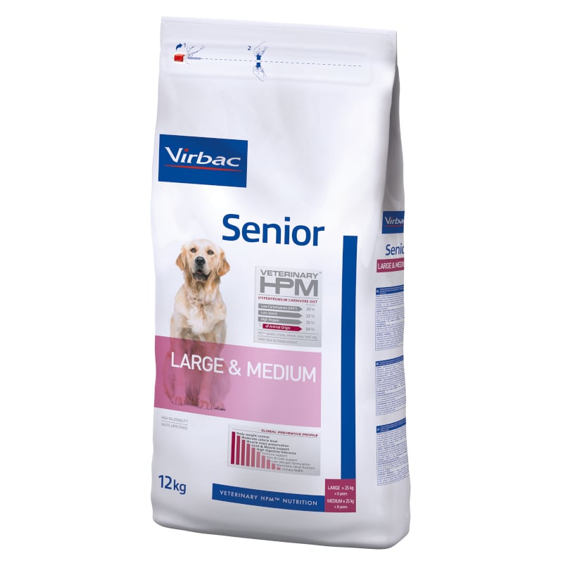 Ração seca para cão idoso VIRBAC Veterinary HPM Large & Medium Senior