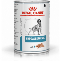 Royal Canin Veterinary Diet Hypoallergenic pour chien en boîte