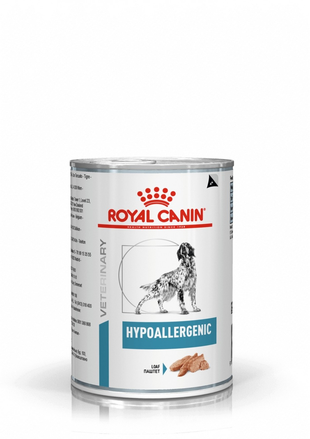 Royal Canin Veterinary Diet Hypoallergenic para perro en lata