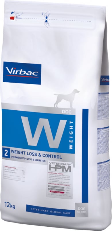 Virbac Veterinary HPM W2 - Weight Loss & Control pour chien adulte en surpoids