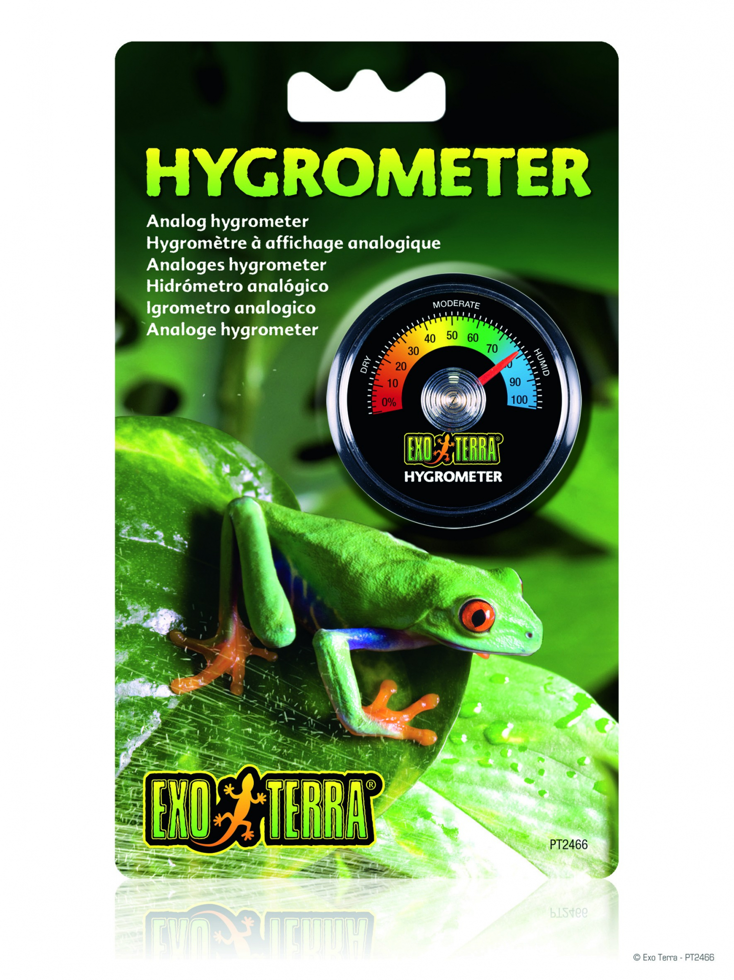 Analoge hygrometer voor terrarium Exo Terra