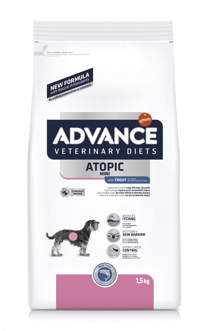 Advance Veterinary Diets Atopic Care Mini para cães de pequeno tamanho