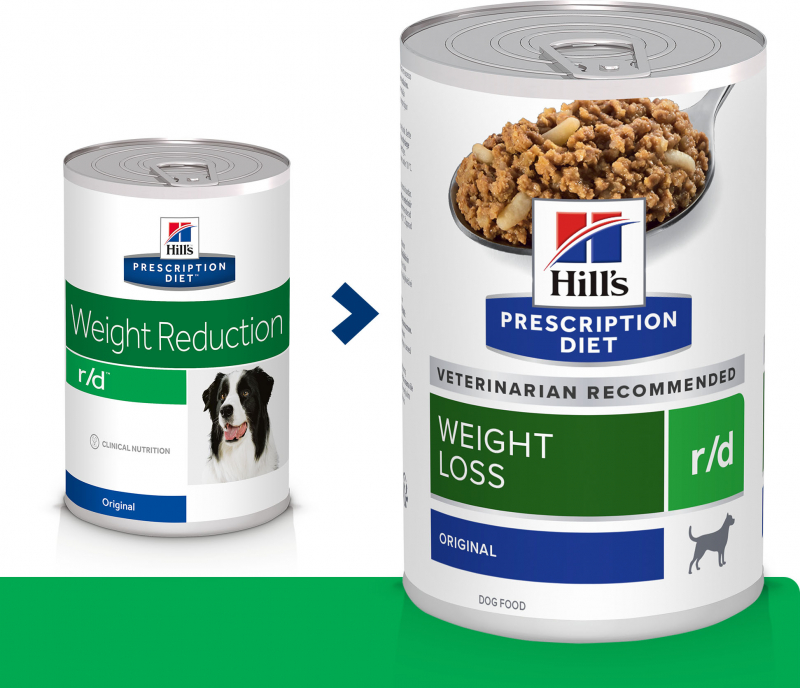 Pâtée HILL'S Prescription Diet R/D Weight Loss pour chien adulte en surpoids