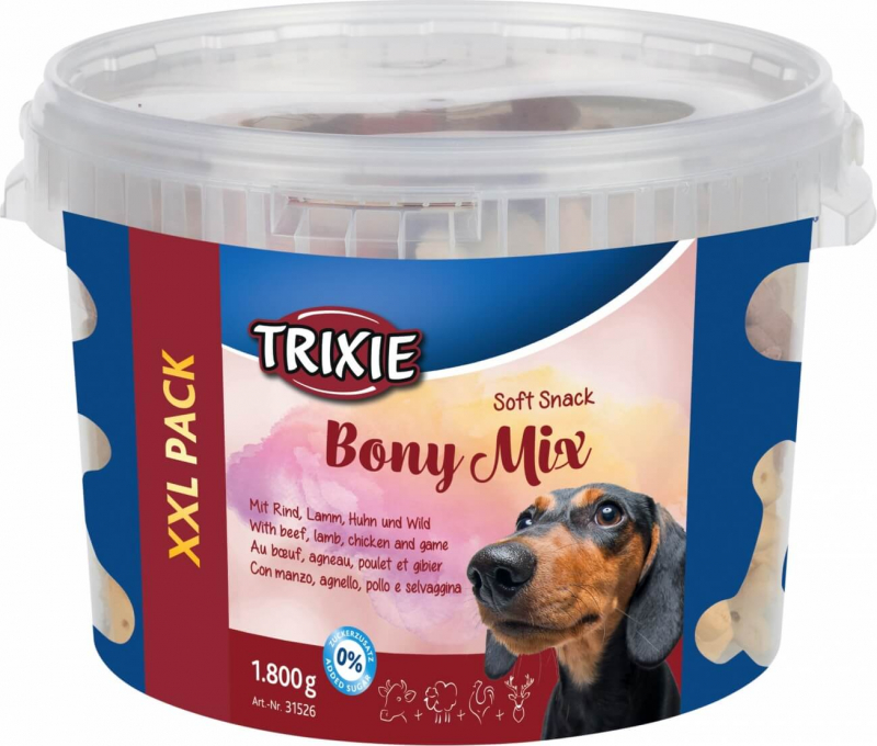 Guloseimas moles para cães TRIXIE Soft Snack Bony Mix XXL