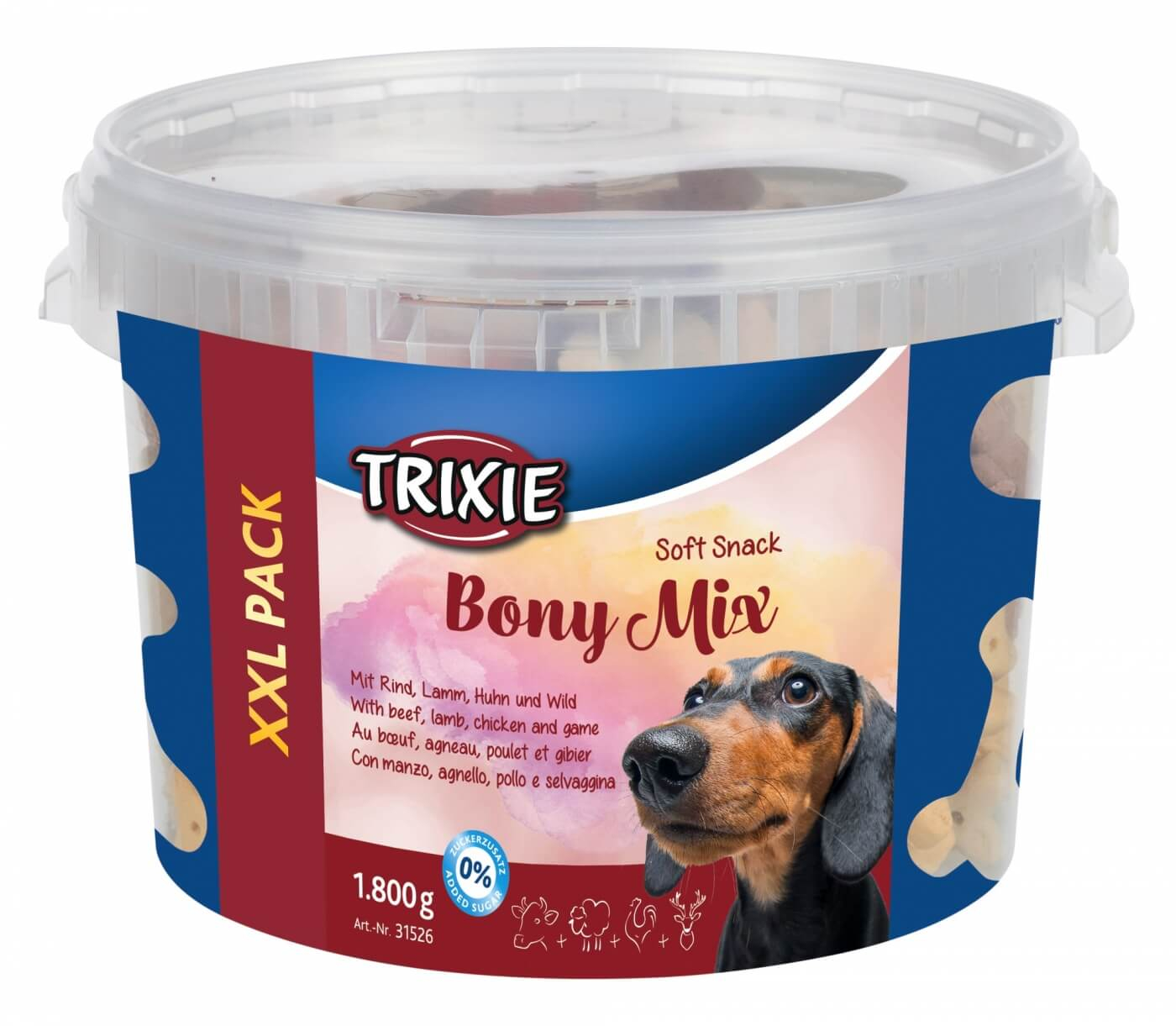 Snacks blanditos para perros TRIXIE Soft Snack Bony Mix XXL