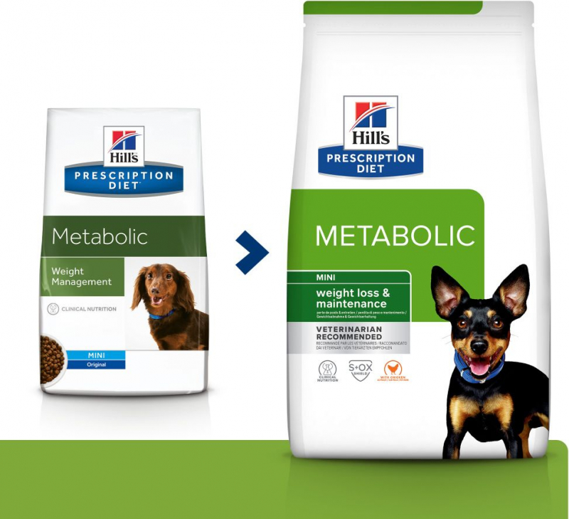 HILL'S Prescription Diet Metabolic Weight Management MINI Croquettes au poulet pour chien de petite taille