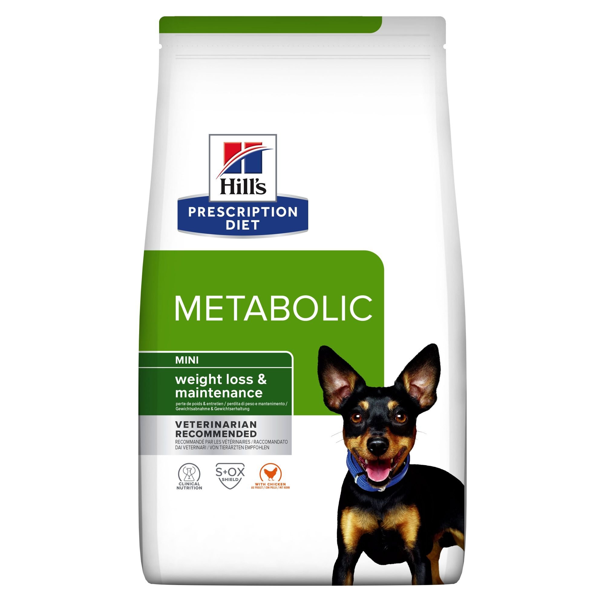 HILL'S Prescription Diet Metabolic Weight Management MINI au poulet pour chien de petite taille