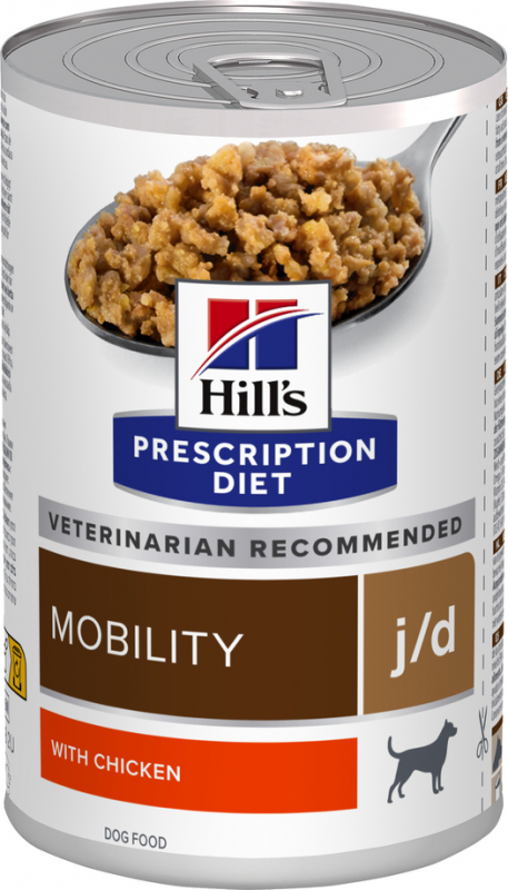 Pâtée Prescription Diet J/D Mobility pour chien adulte