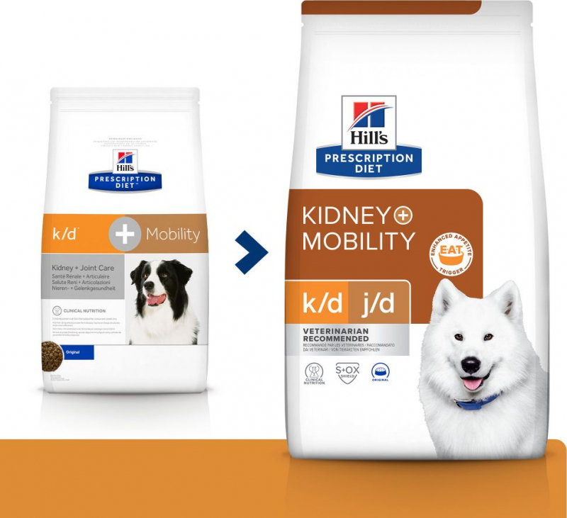 HILL'S Prescription Diet K/D + Mobility pour chien adulte