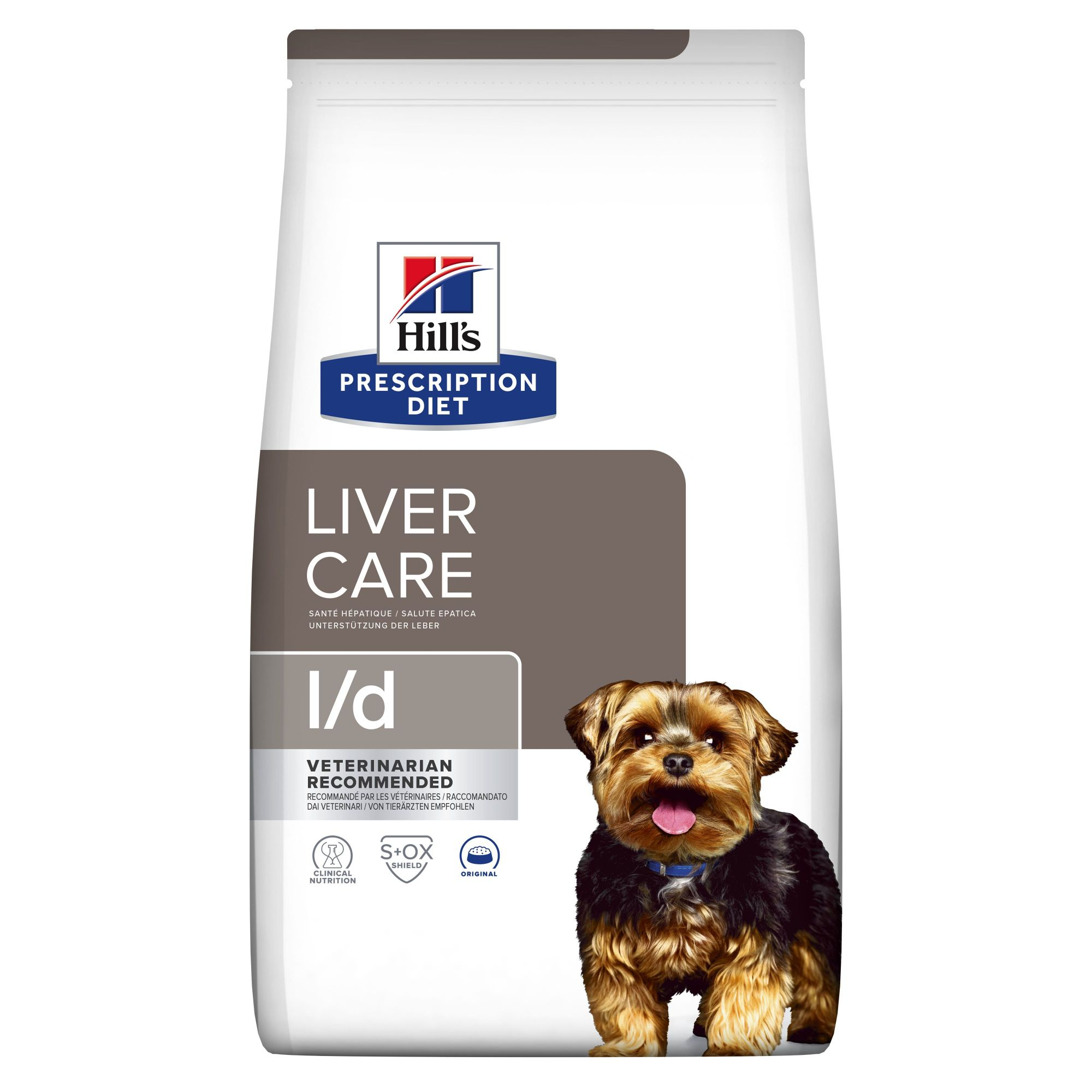 Ração seca veterinária para cão adulto HILL'S Prescription Diet L/D Liver Care