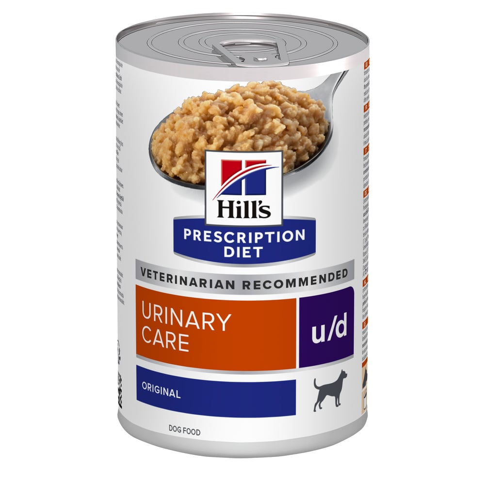 Pâtée HILL'S Prescription Diet U/D Urinary Care pour chien adulte