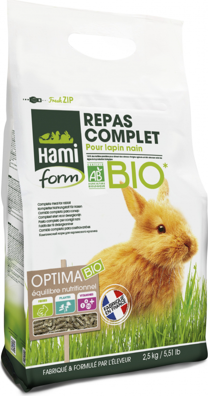 Hamiform Optima Bio repas complet lapin nain