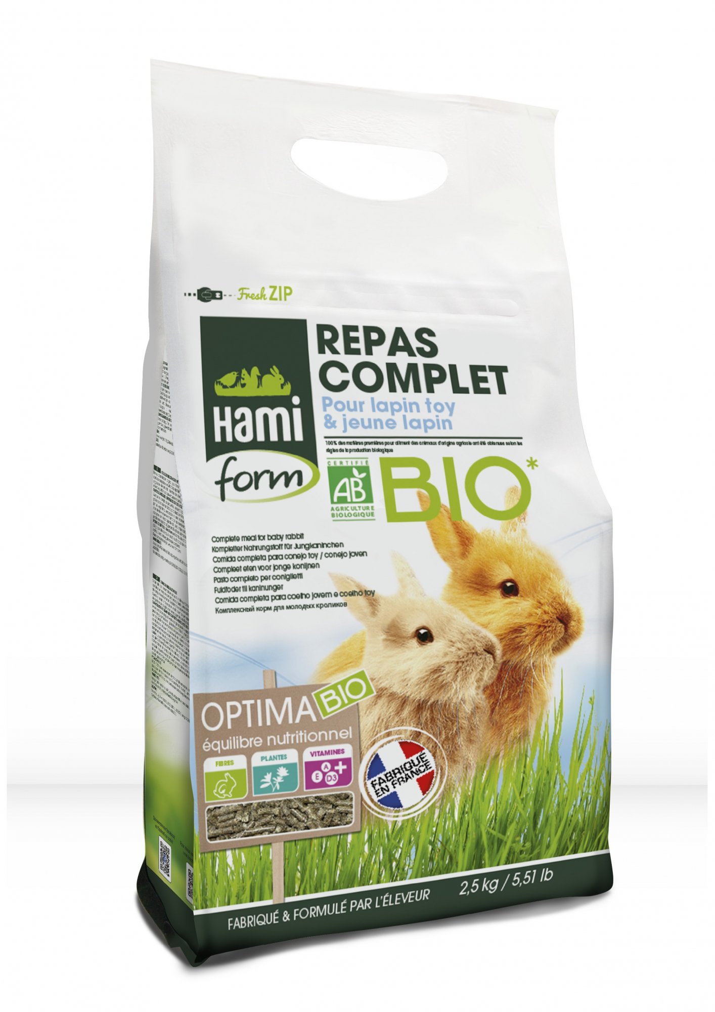 Hamiform Pasto completo biologico per coniglietto