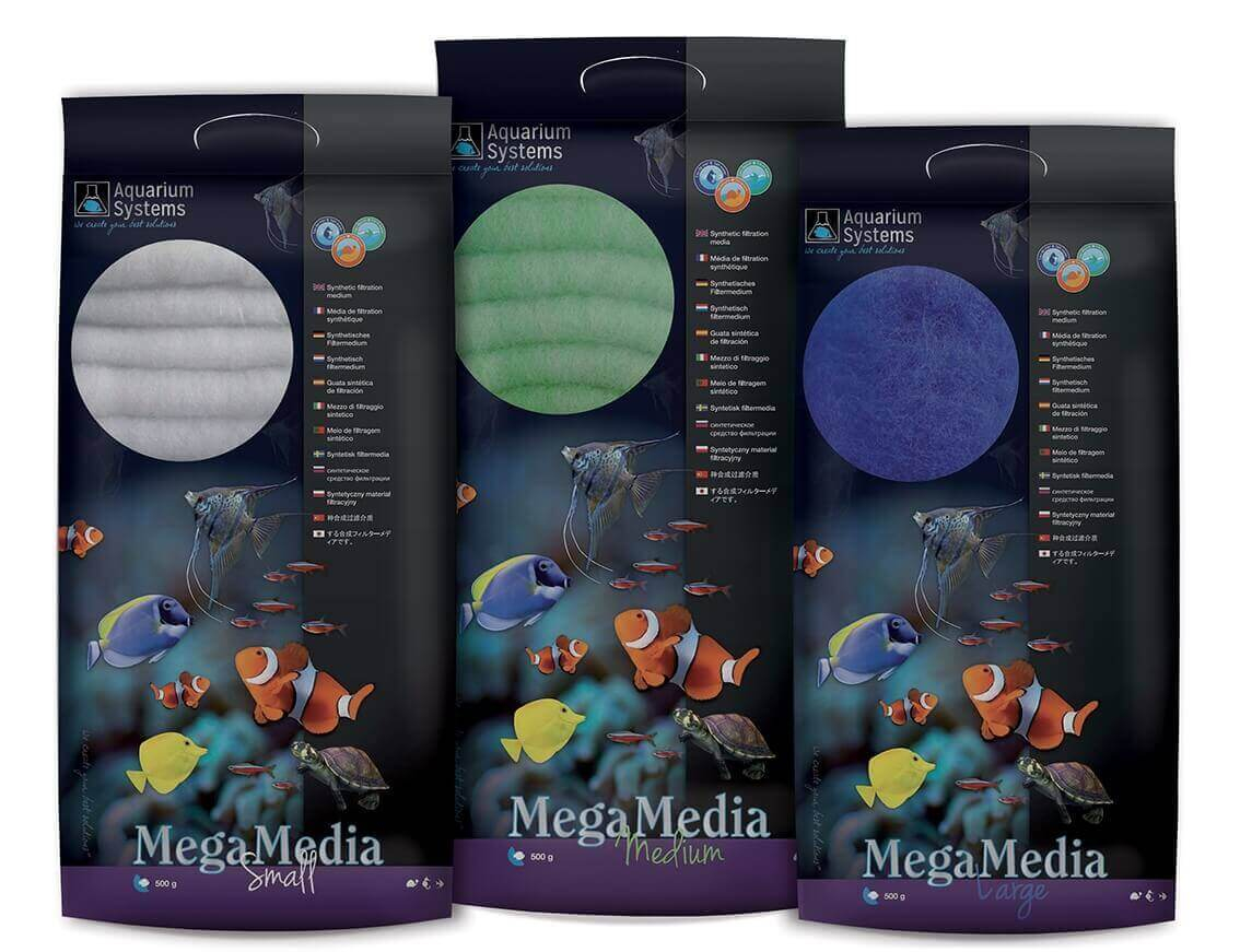 Meio de filtração Méga Média - 3 densidades disponíveis
