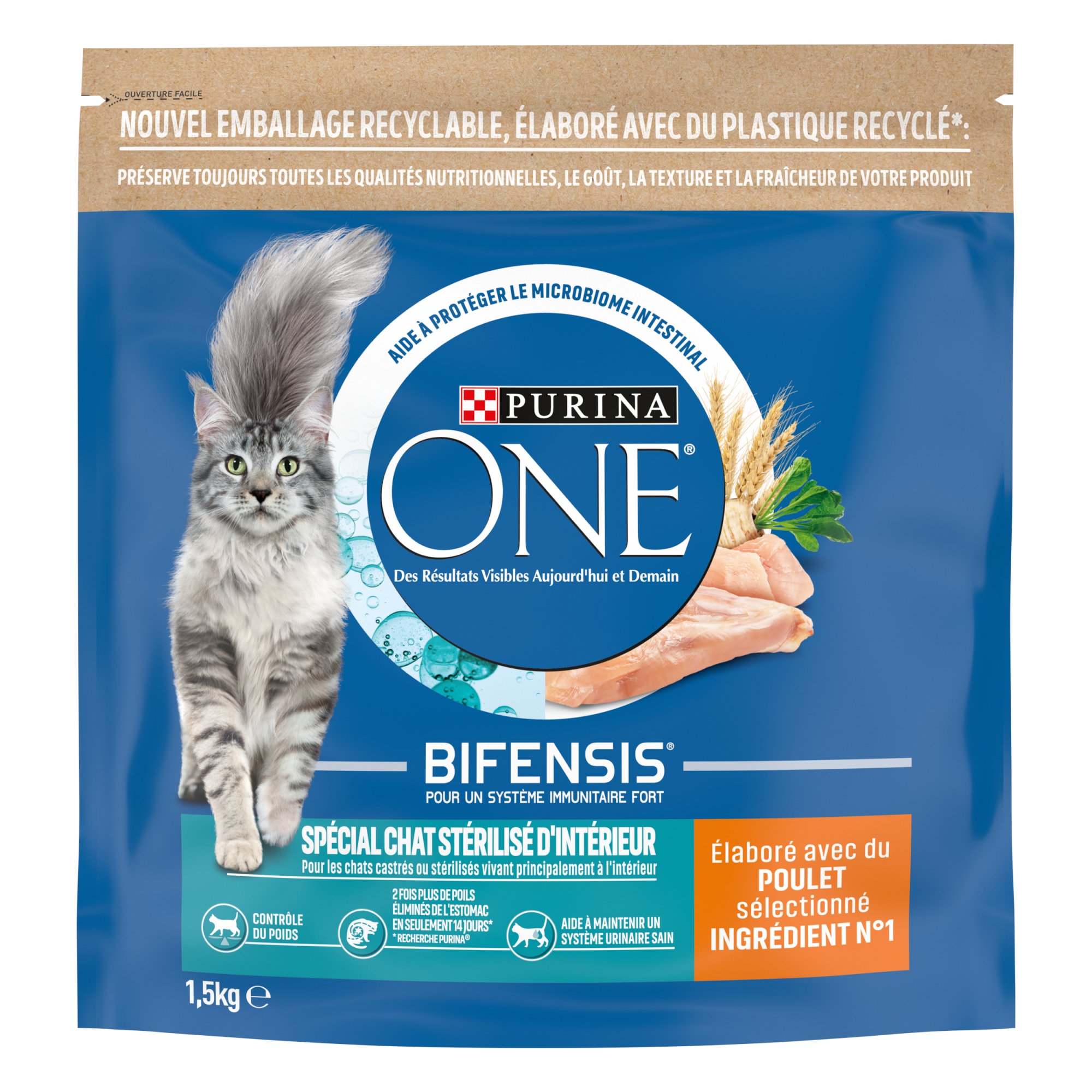 Purina ONE Sterilcat Indoor für sterilisierte- oder Hauskatzen