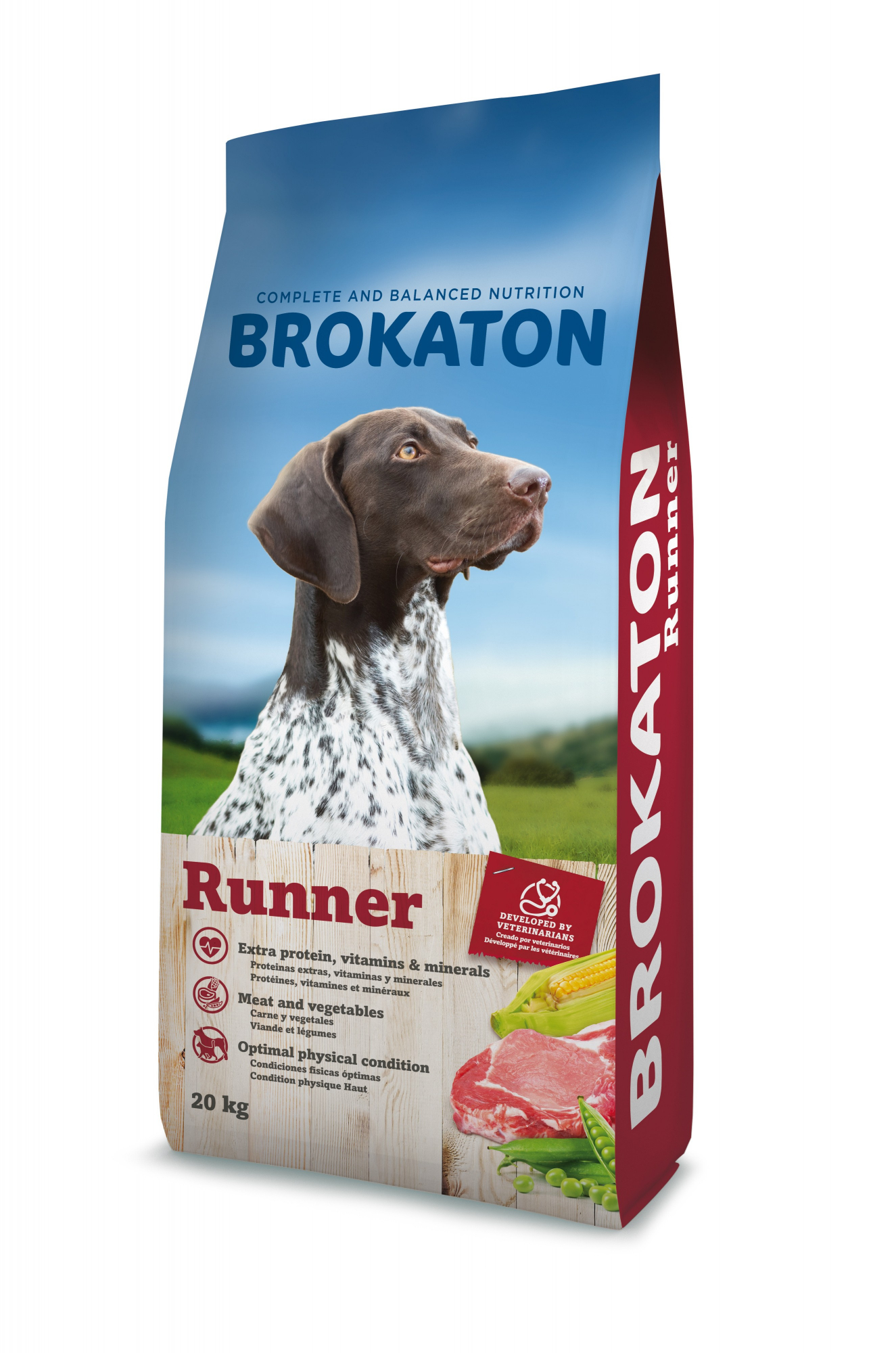 BROKATON Runner Adult für erwachsene Hunde mit intensiver körperlicher Aktivität