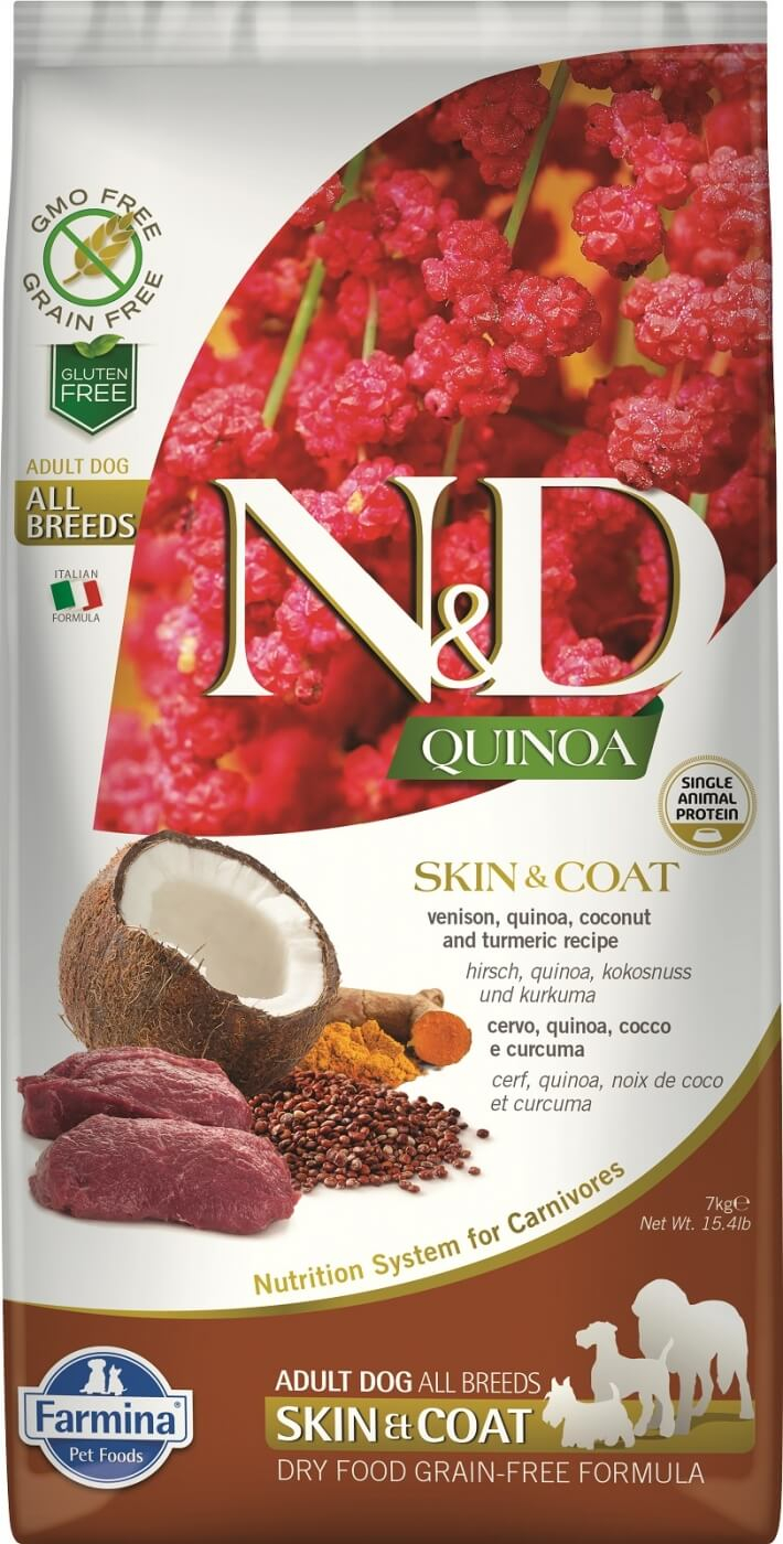 FARMINA N&D SKIN & COAT Quinoa Adult Dog