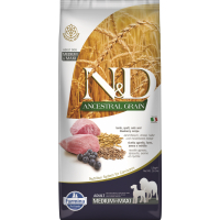 FARMINA N&D Ancestral Grain Adult Lamm & Blaubeeren für Hunde Medium/Maxi