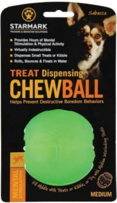 Balle pour chien à friandises Everlasting Treat Chew Ball 