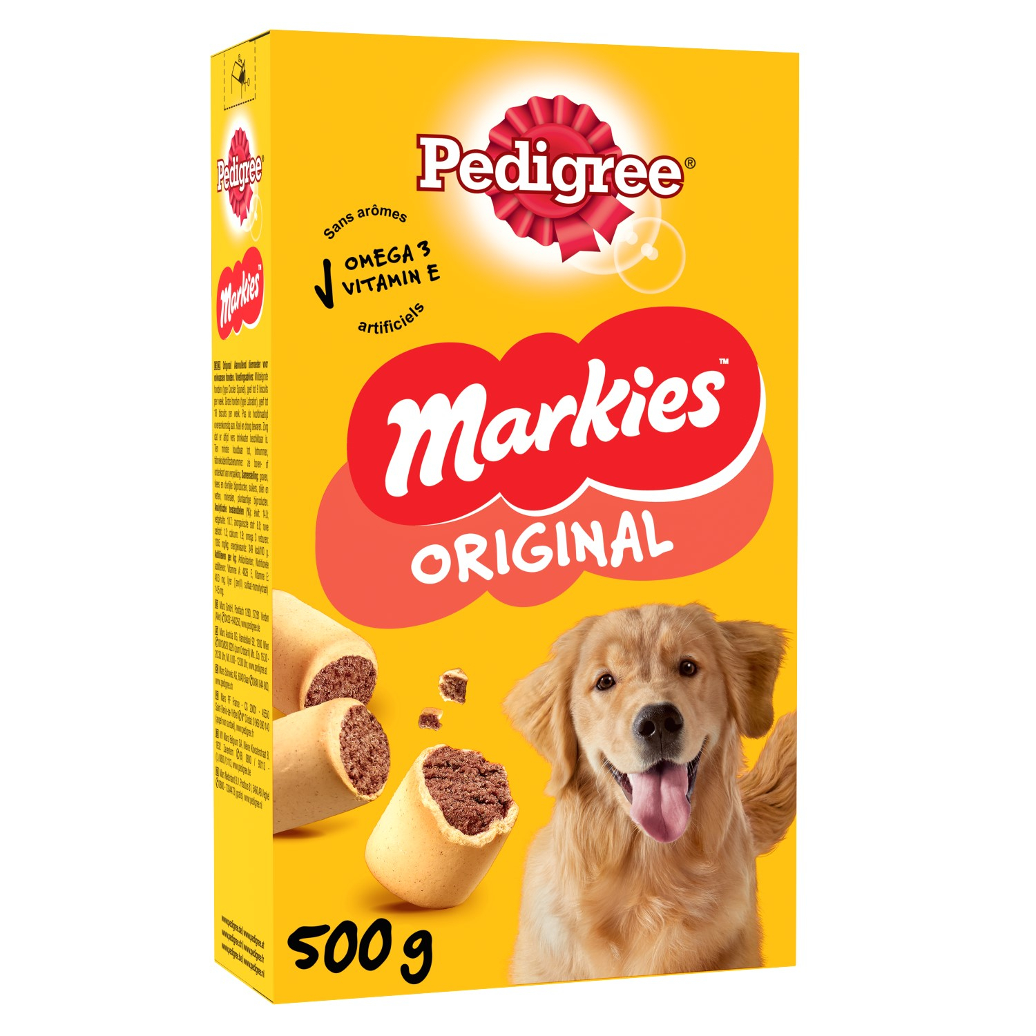 PEDIGREE Markies Snack para perros adultos de raza mediana y grande