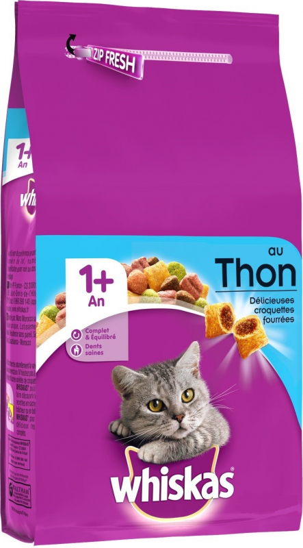 Croquettes Whiskas Au Thon Pour Chat Adulte