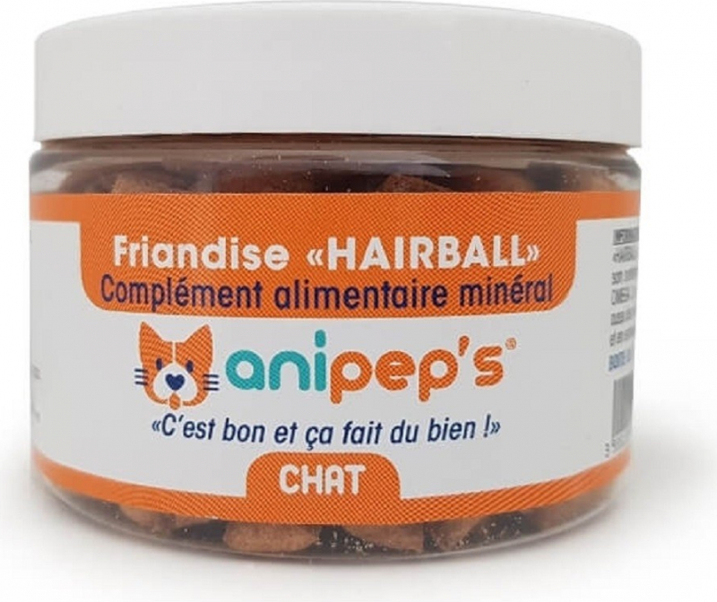Friandises Médicalisées ANIPEP'S Hairball Boules de Poils pour chat adulte et chaton