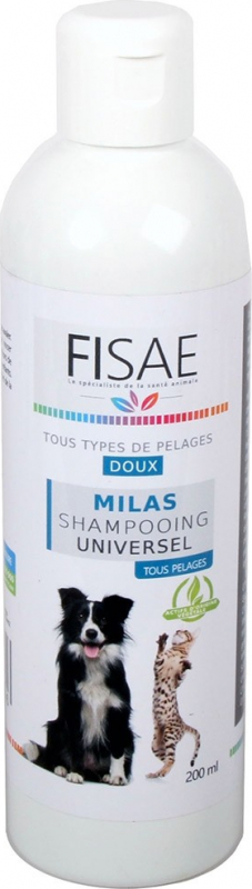 Shampoing Doux Universel FISAE MILAS pour chien et chat 