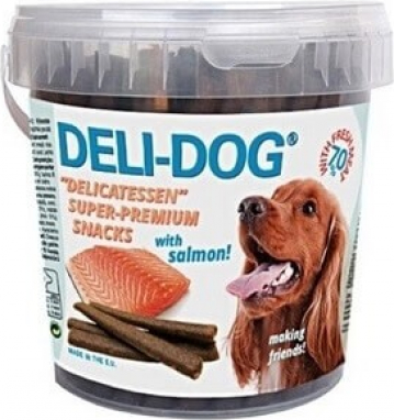 Friandises DELI-DOG Snacks au Saumon pour chien
