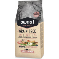 OWNAT Just Grain Free Adult Ração seca sem cereais para gato