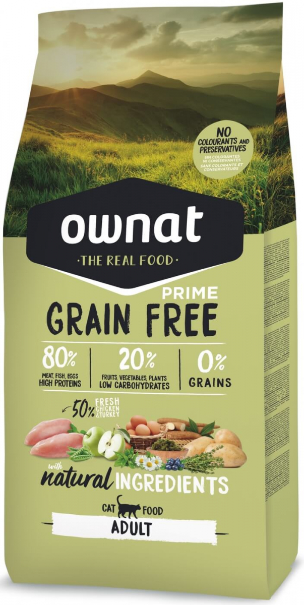 Ownat Prime grain free con pavo – Tienda PetMarket