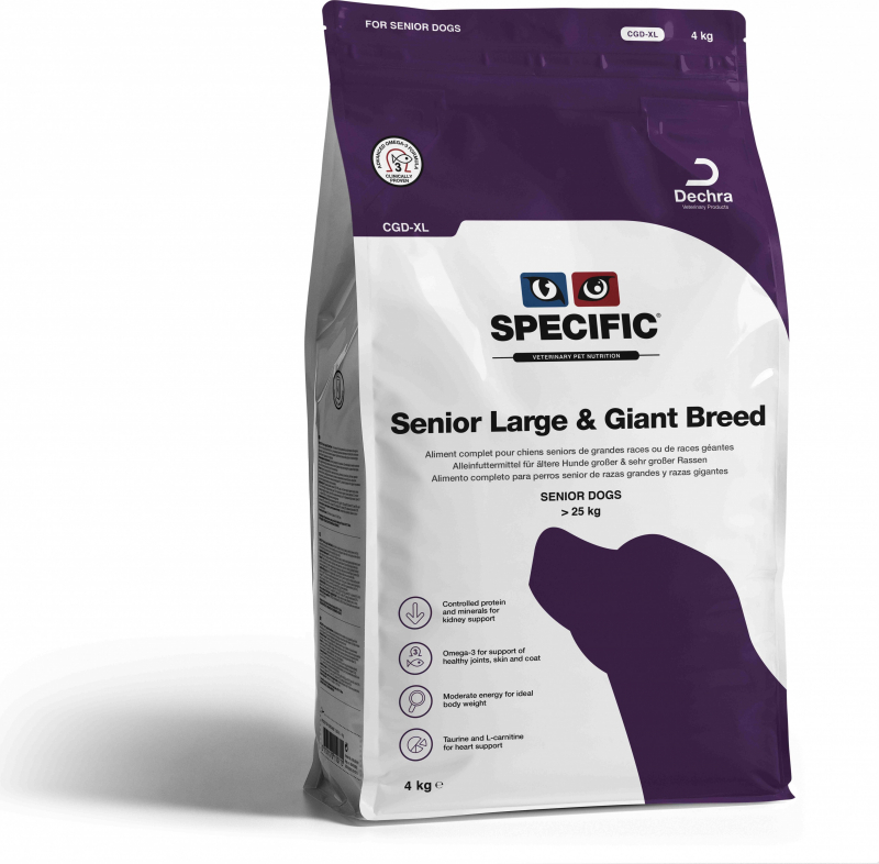 SPECIFIC Adult CGD-XL Senior Large & Giant Breed - Alimento seco para cão sénior activo