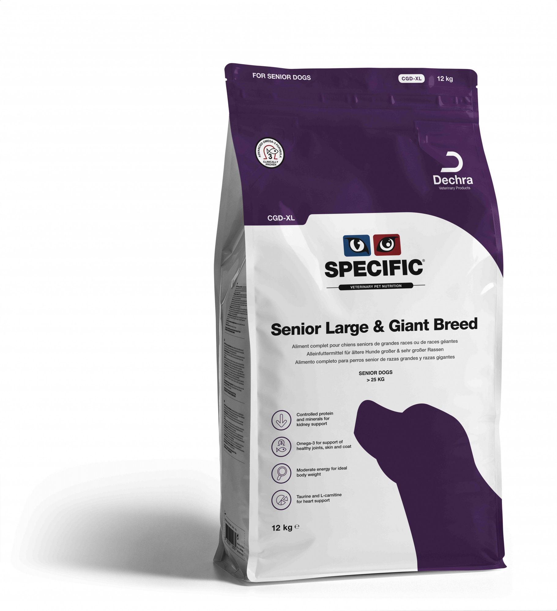 SPECIFIC Adult CGD-XL Senior Large & Giant Breed - Alimento seco para cão sénior activo