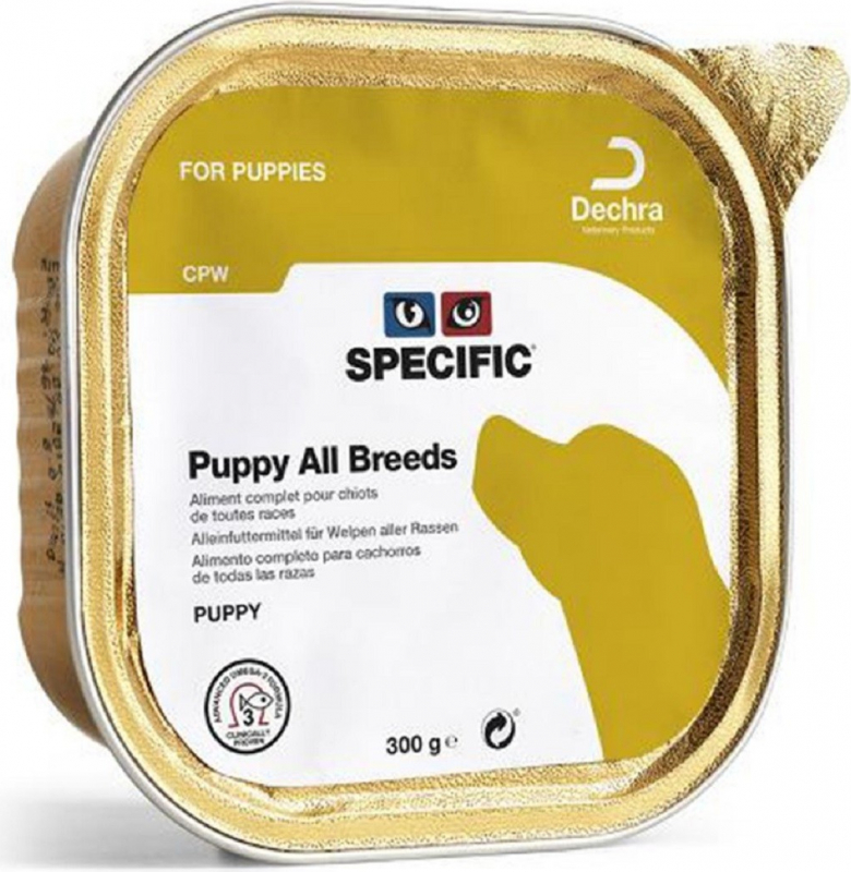 Pack de 6 tarrinas SPECIFIC Puppy CPW para Cachorros