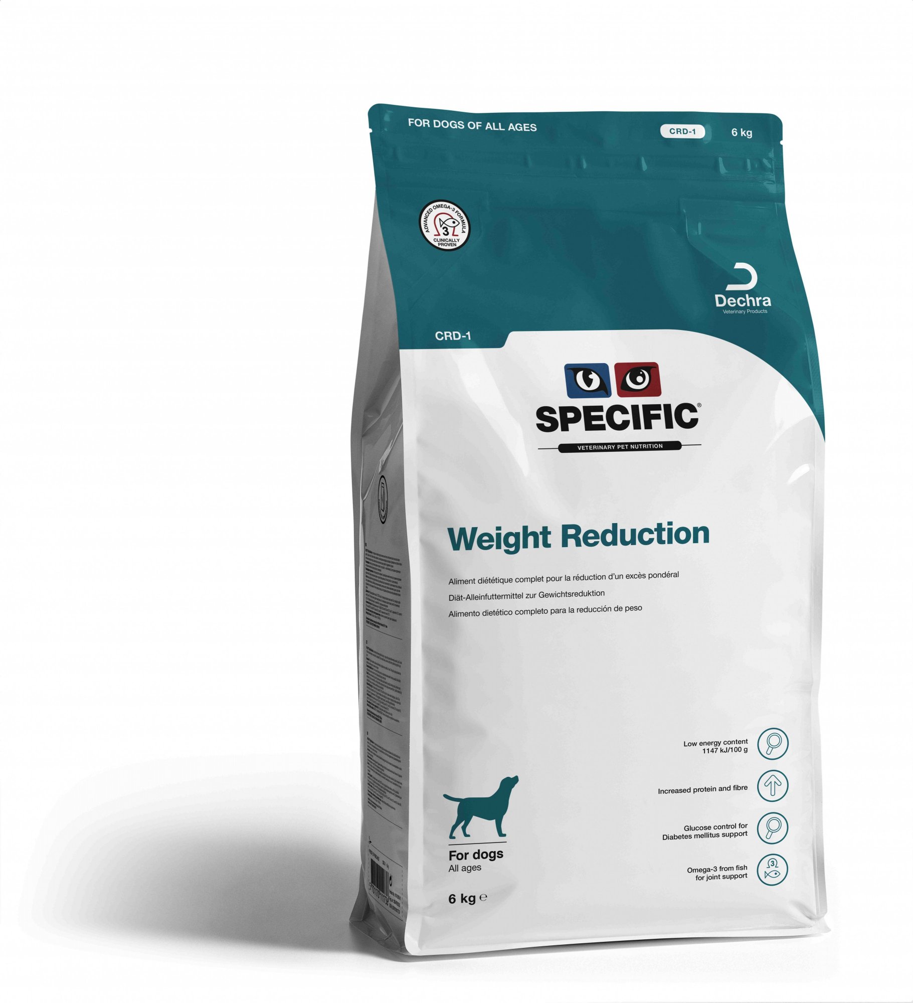 SPECIFIC CRD-1 Weight Reduction Adult für übergewichtige Hunde