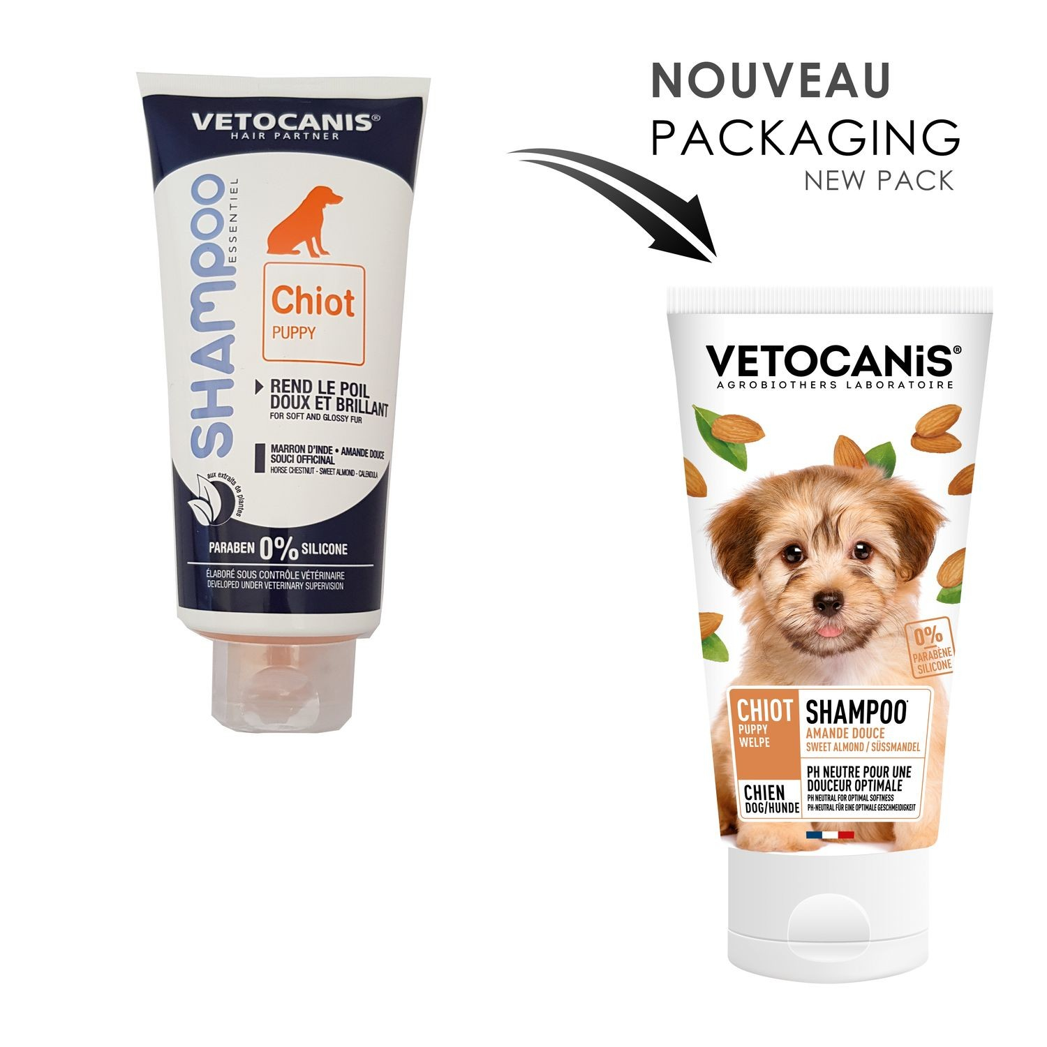 Vetocanis Shampoing pour chiot 