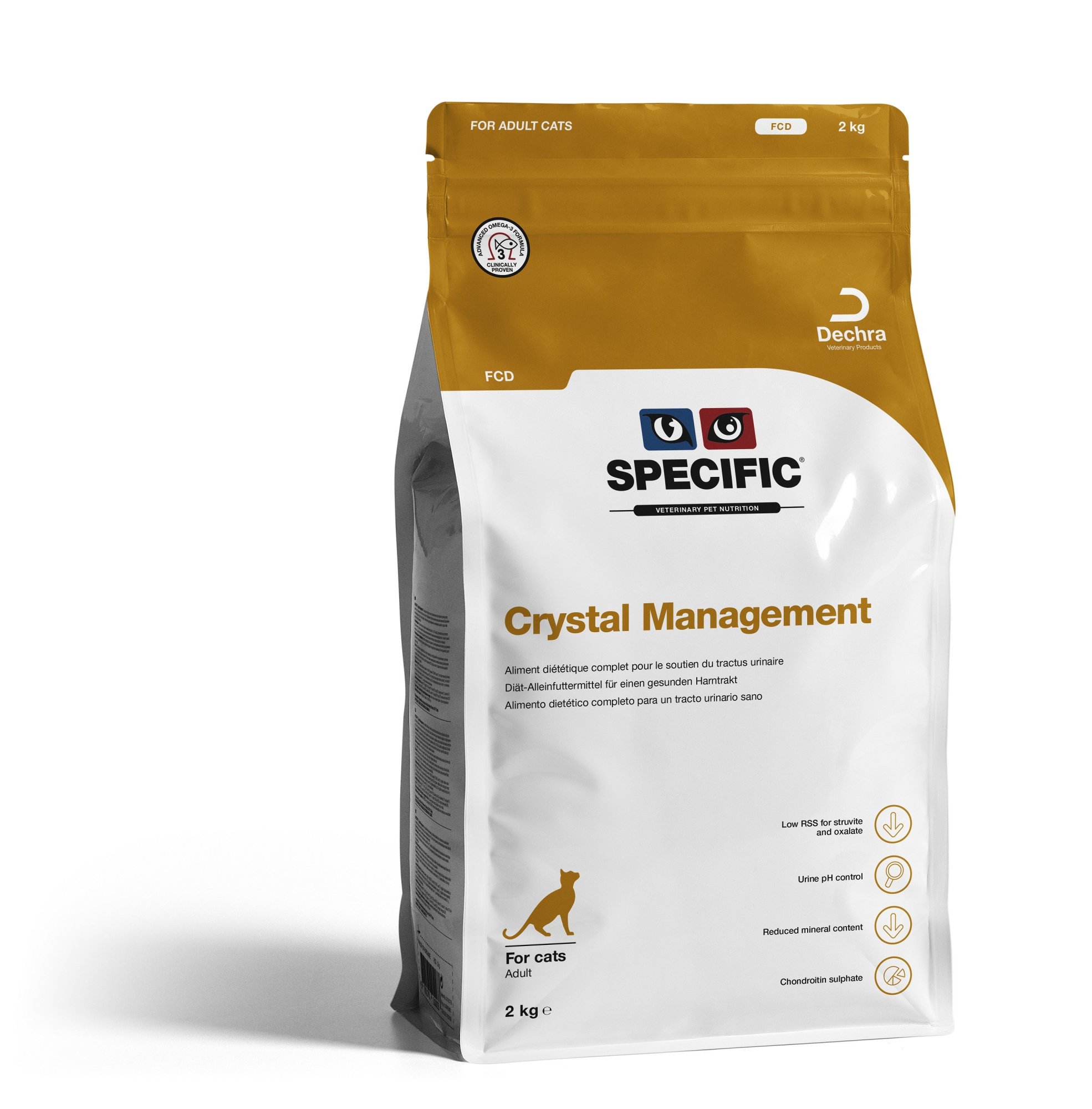 SPECIFIC FCD Crystal Management para Gato Adulto
